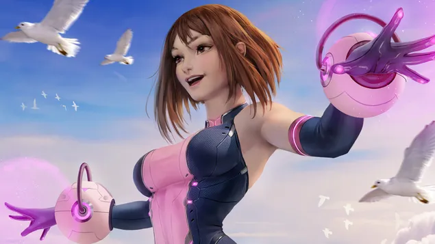 boku no hero academia - ochaco uraraka hvrd