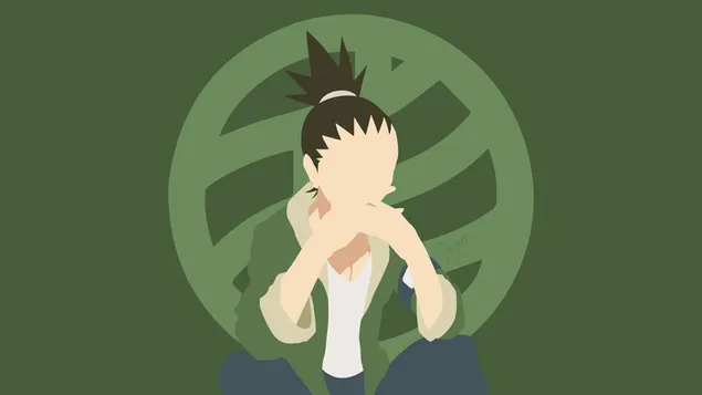Boruto : Naruto Next Generation - Shikadai Nara (Minimalist) 4K kertas dinding