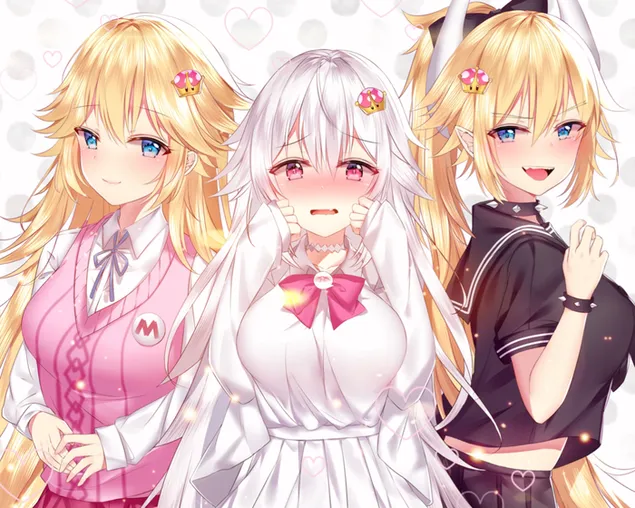 Bowsette Mario Bros – Boosette, Princess Peach ja Super Crown allalaadimine