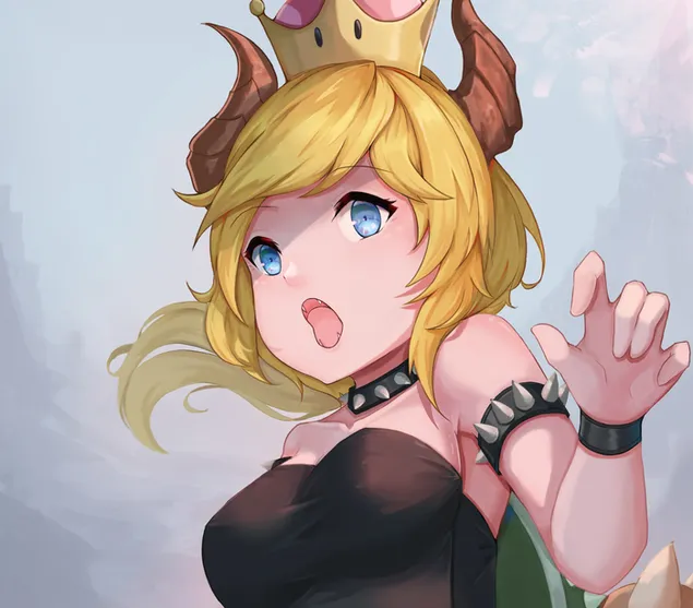 Bowsette Queen HD wallpaper