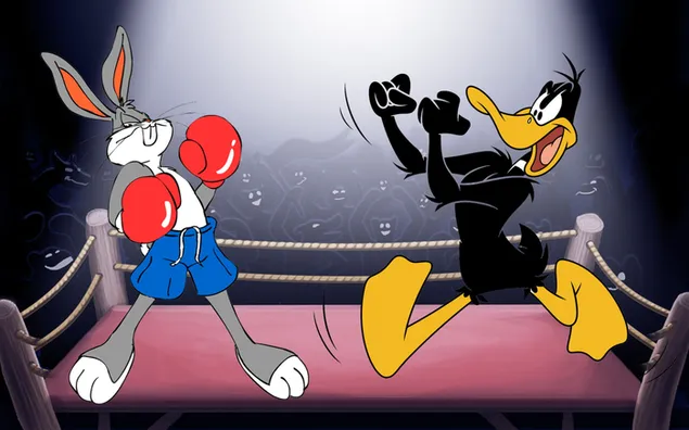 Boxer Bugs Bunny und Daffy Duck herunterladen