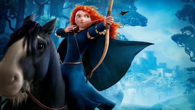 Brave Film - Merida 2K Tapeten