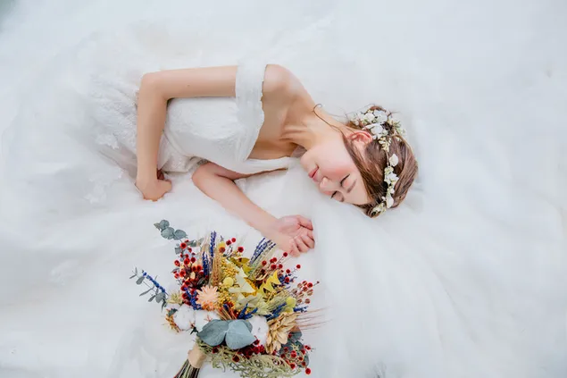 Bride Sleeping