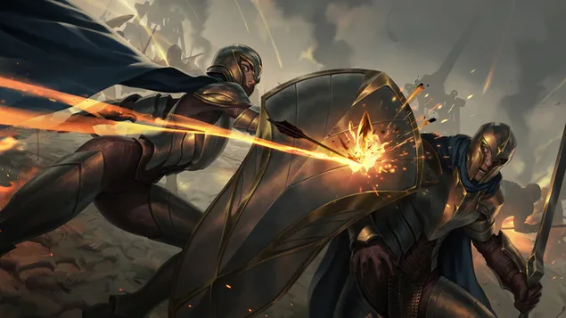 Brightsteel Protector (Legends of Runeterra) - League of Legends (LOL) 4K Tapeten