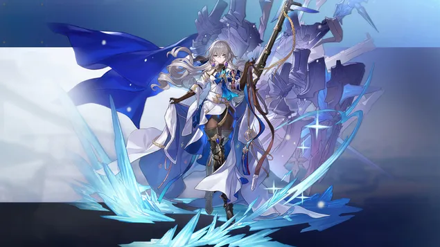 Bronya de Honkai Star Rail 4K fons de pantalla