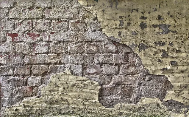 Hình nền Bức tường gạch nâu, bức tường đá, phong hóa, grunge, nền cũ HD