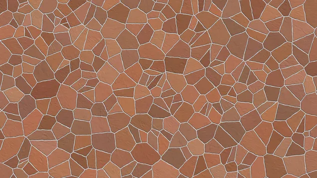 Pola mosaik coklat 4K wallpaper