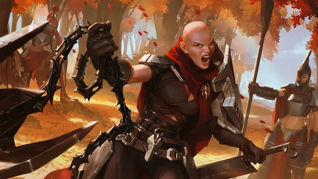 Brutal Hunter 'Teneff' (Legends of Runeterra) - 英雄联盟 (LOL) 4K 壁纸