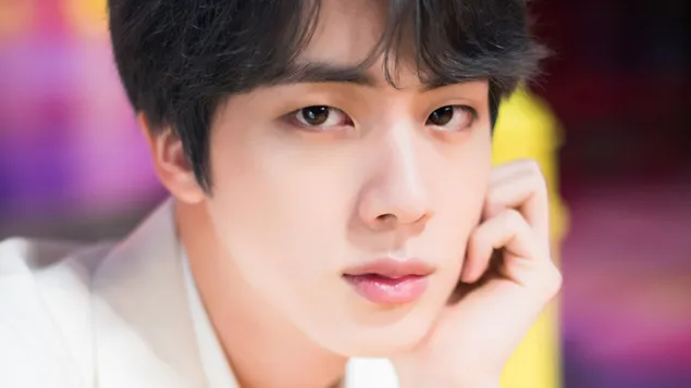 BTS [Bangtan Boys] Jin dans la séance photo MV de "Boy With Luv" 4K fond d'écran