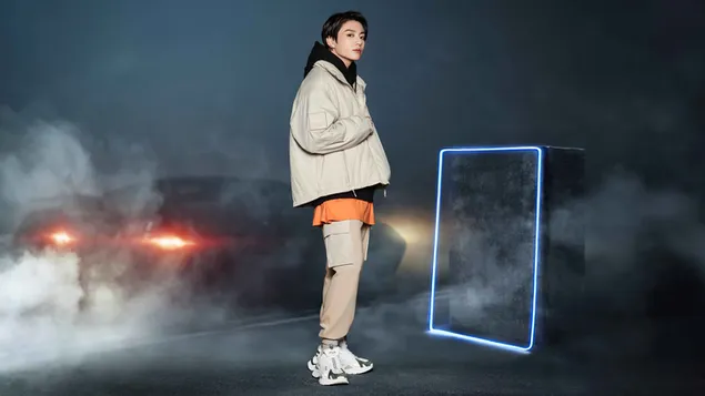 BTS (Bangtan Boys) Jungkook בצילומי 'פילה' (2020) 4K טפט