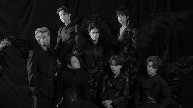 BTS [Bangtan Boys]-Mitglieder in „Map of The Soul: 7“ MV-Fotoshooting (2020)