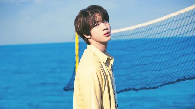 BTS Jin in Summer Beach Photoshoot for 'Butter' MV (2021)