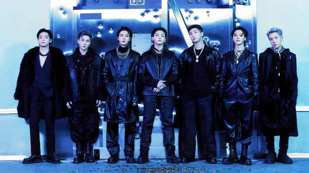 Miembros de BTS en la sesión de fotos del álbum 'Proof' (Foto conceptual) 4K fondo de pantalla