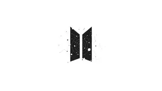 Logotipo del universo BTS 8K fondo de pantalla