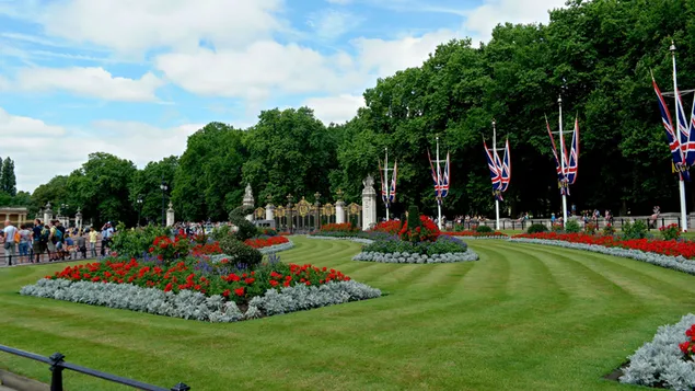 Buckingham Palace Landschap - Reizen Londen 4K achtergrond