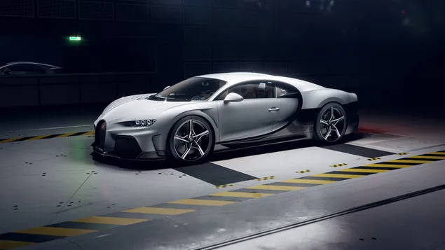 Bugatti Chiron Super Sport 2022 Vorder- und Seitenansicht herunterladen
