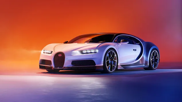 Bugatti Chiron 4K achtergrond