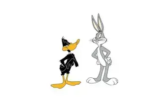 Tapeta Bugs bunny a daffy kachna 2K