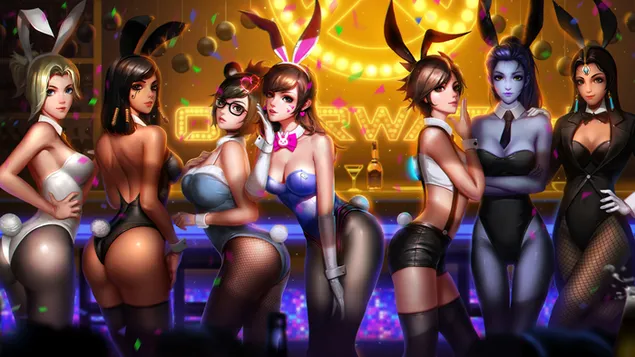 Bunny Fighter Girls - Overwatch (Video Game) unduhan
