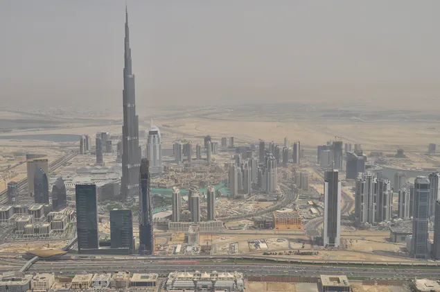 Burj Khalifa, Dubai 4K tapet