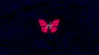 Butterfly Abstract Minimal Digital Art 4K wallpaper