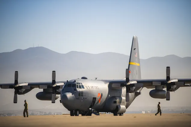 מטוס C-130 הרקולס 4K טפט