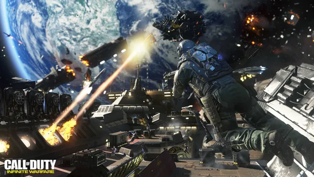 Call of duty, Space Invation 4K baggrundsbillede