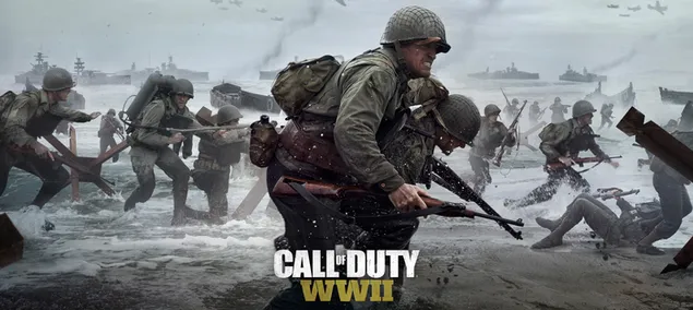 Call of Duty: WWII - Kämpfende Soldaten im Krieg