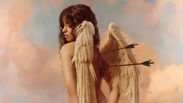 卡米拉·卡貝洛天使之翼 4K 壁紙