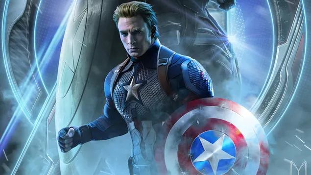 Avengers: Endgame - Captain America Vs Thanos 8K wallpaper download