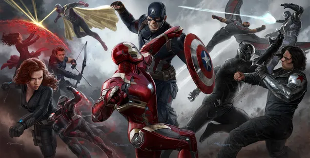 Captain America: Civil War - Fighting Heroes