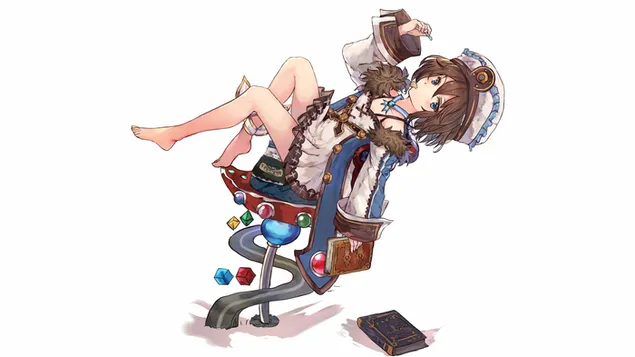 קפטן בלאן של Hyperdimension Neptunia 4K טפט