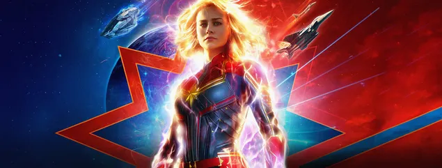 Ταπετσαρία Captain Marvel 6K