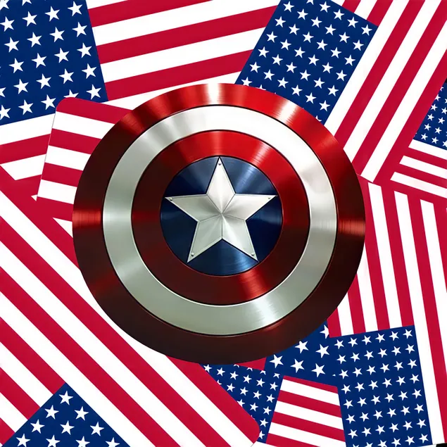 perisai kapten 4K kertas dinding