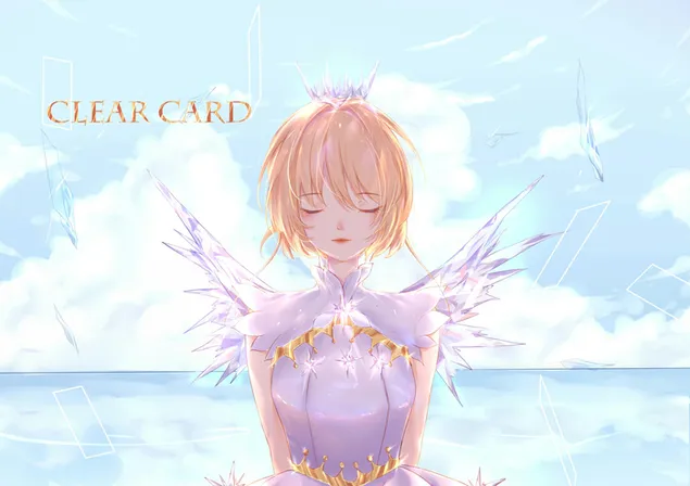 Cardcaptor Sakura - Sakura Kinomoto Clear Card کاغذدیواری  2K