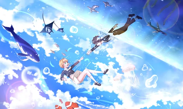 Cardcaptor Sakura: سیائوران لی و ساکورا کینوموتو کاغذدیواری  2K