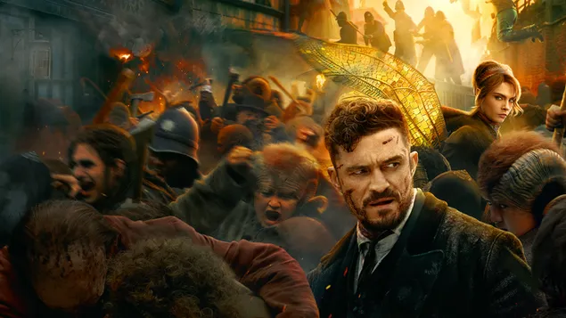 Carnival Row met Orlando Bloom en Cara Delevingne HD achtergrond