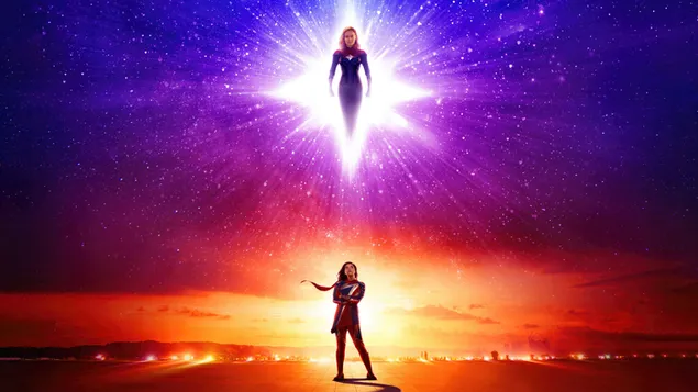 carol danvers e kamala khan di ms. marvel scarica