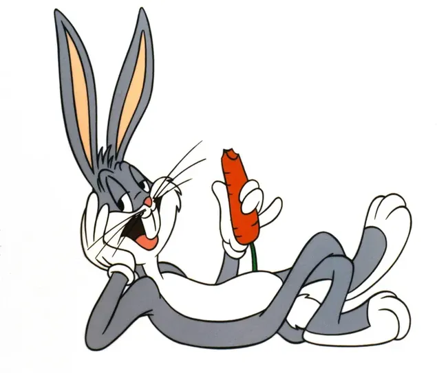 cartoon charakter bunny bugs bunny kraizt seng been a geneisst eng muert a senger hand eroflueden