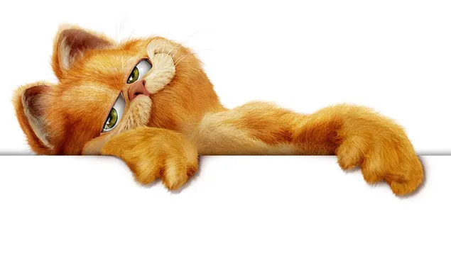 Tegneserie træge karakter Garfield søvnig HD tapet
