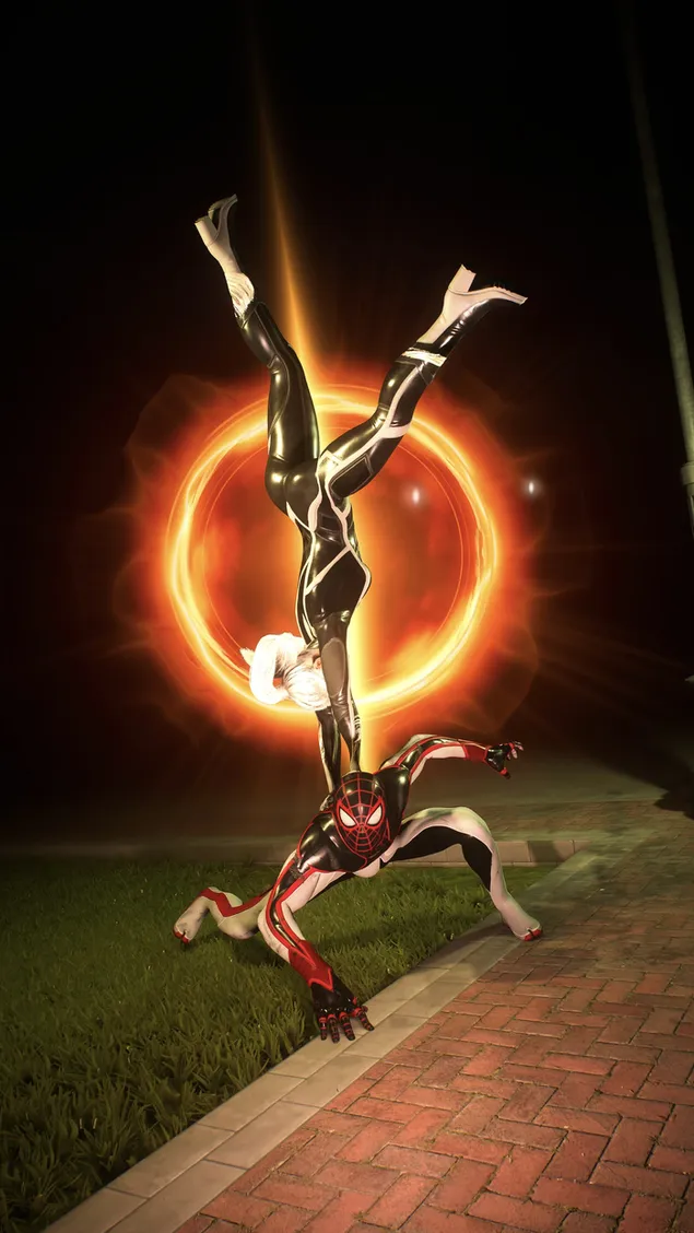 descarcare catwoman si miles morales in actiune