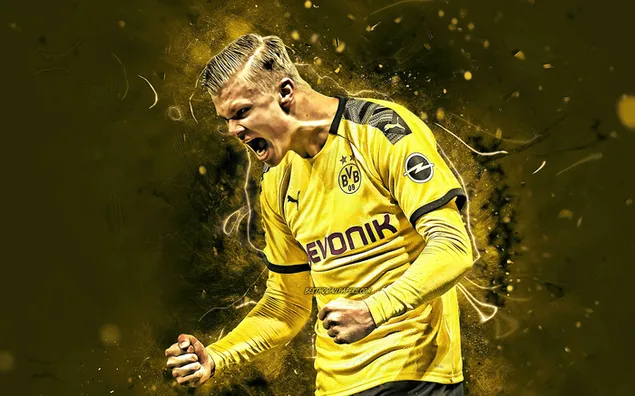 Câu lạc bộ bóng đá Bundesliga Đức Borussia Dortmund cầu thủ của đội Erling Haaland tải xuống