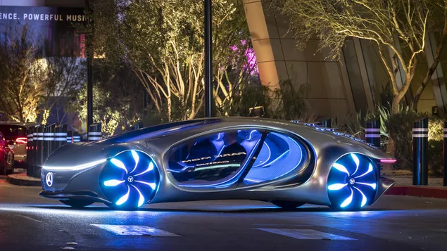 CES 2020 - Mercedes-Benz Vision AVTR (Futuristische Auto)