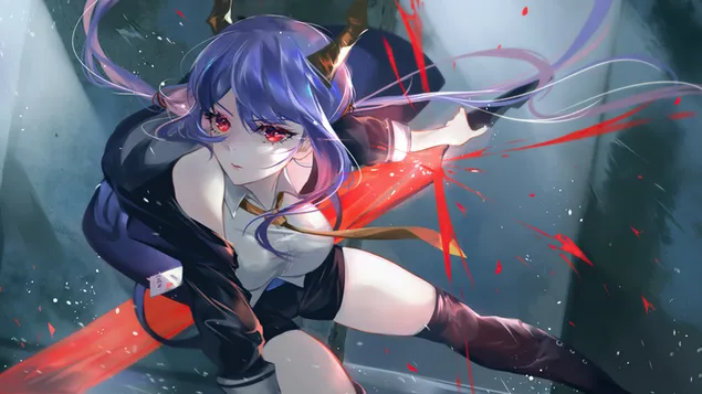 Чен | Аркнайтс | (аниме видеоигра) 4K обои