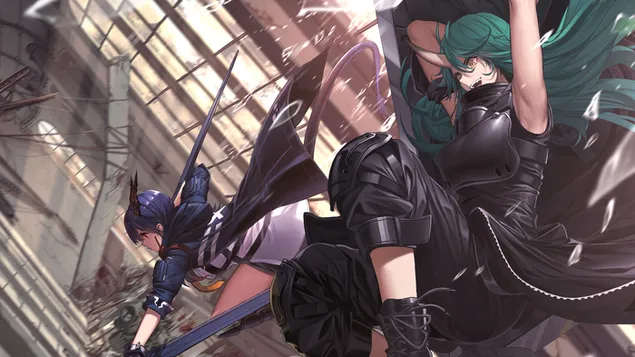 Чен с Хошигумой | Arknights (аниме видеоигра) 4K обои