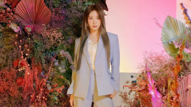 Taustakuva Chaeyeon elokuvassa Bloom*Iz MV Photoshoot (2020) IZ*ONElta (K-Pop Band) 4K