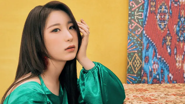 Taustakuva Chaeyeon elokuvassa Bloom*Iz MV Shoot (2020) IZ*ONElta (K-Pop Band) 4K