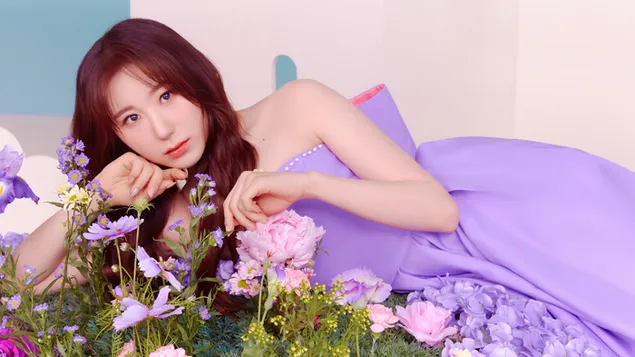 Páipéar balla Chaeyeon in ‘Oneiric Diary’ MV Shoot (2020) ó IZ*ONE (K-Pop Band)4K