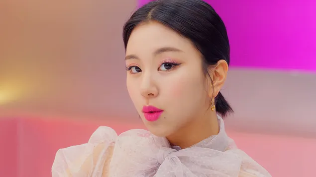 Chaeyoung in 'Fake & True' MV Photoshoot from Twice (K-Pop Band) 4K wallpaper