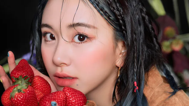 Chaeyoung in 'More & More' MV (2020) Fotoshooting von Twice [K-Pop Band] 4K Hintergrundbild